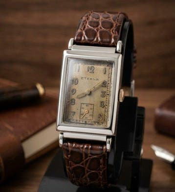 Eterna - Art Deco Tank mechanical - Zonder minimumprijs -, Nieuw