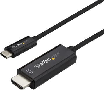 StartEch USB-C naar 4K 60Hz HDMI Converter 1 Meter Zwart, Ophalen of Verzenden, Nieuw
