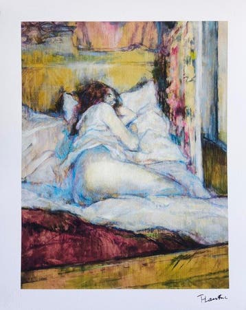 Henri de Toulouse-Lautrec (1864-1901) (after) - Le Lit,