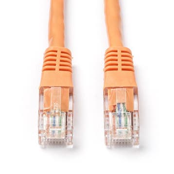 Netwerkkabel | Cat5e U/UTP | 30 meter (Oranje), Verzenden, Nieuw