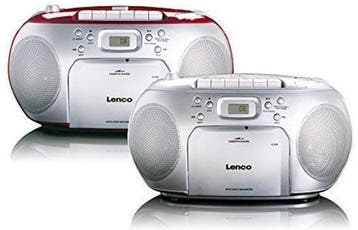 Lenco SCD-420RD - Draagbare radio CD speler met MP3 optie en, Verzenden, Zo goed als nieuw