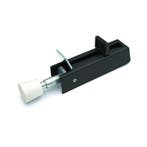 Deurvastzetter voetstift 122x30mm - zwart, Doe-het-zelf en Verbouw, Hang- en Sluitwerk, Verzenden, Nieuw