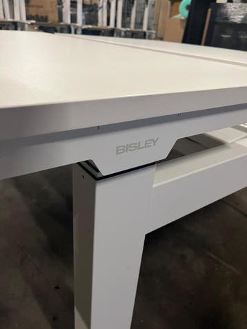 Refurbished duo bureau - elektrisch verstelbaar -  Bisley, Verzenden, In hoogte verstelbaar, Zo goed als nieuw