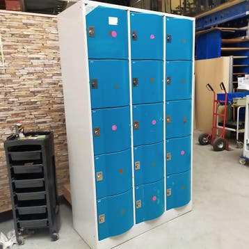 15-deurs CP lockerkast HUFTERPROOF MET SCHADE - 195x116x48 c, Ophalen of Verzenden, Nieuw