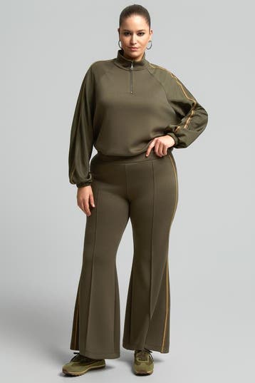 Mat fashion broek flared zijbies Maat:, Kleding | Dames, Broeken en Pantalons, Verzenden, Nieuw, Overige kleuren