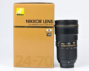 Nikon AF-S NIKKOR 24-70mm f/2.8E ED VR Zoomlens, Nieuw