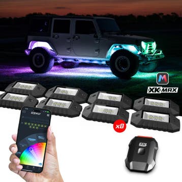 XK Glow RGBW 8pc Addressable LED Rock Light Kit, Ophalen of Verzenden, Nieuw