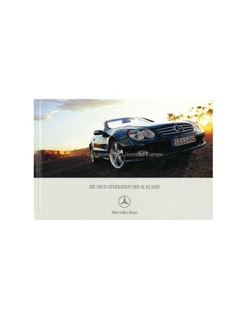 2007 MERCEDES BENZ SL HARDCOVER BROCHURE DUITS, Nieuw, Author