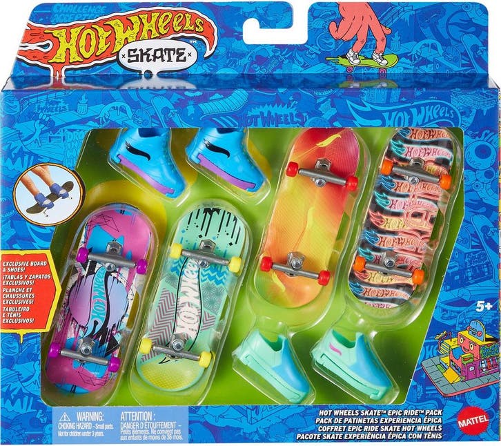 Hot Wheels Skate Epic Ride Pack - Vingerskateboardset, Kinderen en Baby's, Speelgoed | Overig, Verzenden