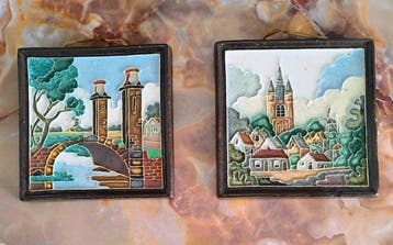 Tegel (2) - Historische scènes - De Porceleyne Fles, Delft -