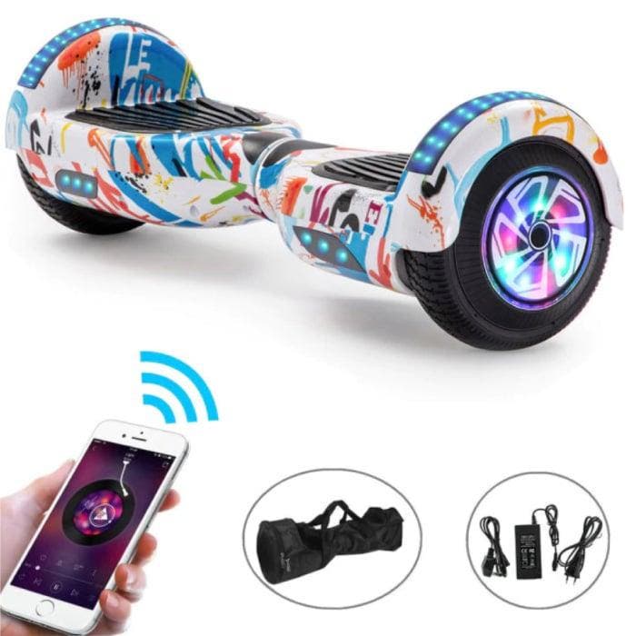 Elektrisch E-Scooter Hoverboard met Bluetooth Speaker - 6.5, Fietsen en Brommers, Scooters | Overige merken, Nieuw, Verzenden