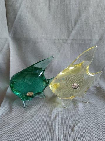 Bochemia - Miroslav Janku - Pot (2) - Glas - glasvis, Antiek en Kunst, Antiek | Glas en Kristal