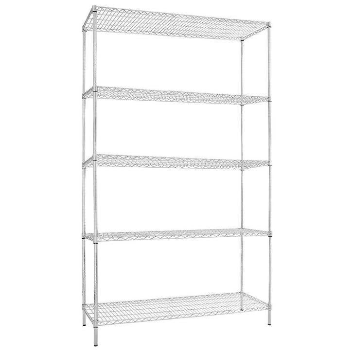 GGM Gastro | Stalen stellingrek - 1200x450mm - 5 schappen -, Zakelijke goederen, Horeca | Overige, Verzenden