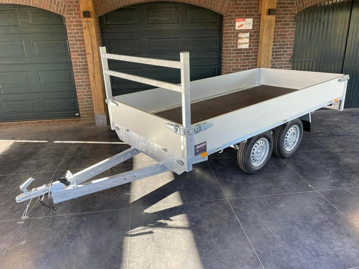 Plateauwagen L.310 x Br.156cm 750kg Nieuw!, Auto diversen, Aanhangers en Bagagewagens, Nieuw, Ophalen
