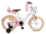 SJOEF Dolly Meisjesfiets 16 inch - 4-6 Jaar - Unicorn - Wit, Fietsen en Brommers, Fietsen | Kinderfietsjes, Verzenden, Nieuw, 16 tot 20 inch