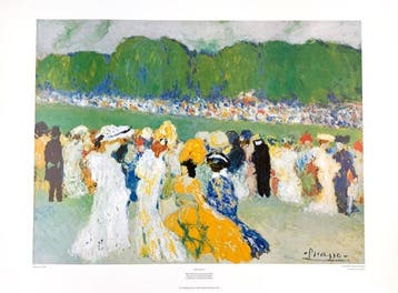 Pablo Picasso (after) - Races in Longchamps - Rar old