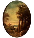Andrea Locatelli (1695-1741), Ambito di - Paesaggio con