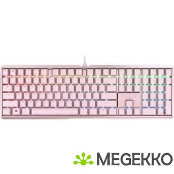 Cherry MX Board 3.0S RGB Roze Cherry MX Blue, Computers en Software, Toetsenborden, Verzenden, Nieuw, Cherry