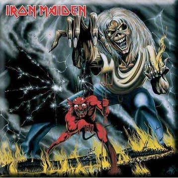 Iron Maiden Number of the Beast magneet off. merchandise, Verzamelen, Muziek, Artiesten en Beroemdheden, Ophalen of Verzenden