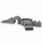 Donkergrijze XXL foam speelset met ballenbak voor peuters, Ophalen of Verzenden, Nieuw