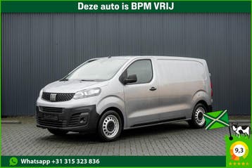 Fiat Scudo 2.0 MultiJet L2H1 | 145 PK | Carplay | Cruise | A, Stof, Gebruikt, Zwart, Lease