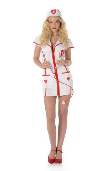 Pleegzuster Bloedzak Kostuum Dames – 3-Delig - Maat EEN-MAAT, Kleding | Dames, Carnavalskleding en Feestkleding, Ophalen of Verzenden