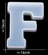 Siliconenmal letter f voor epoxy resin, zeep en kaarsen 16, Hobby en Vrije tijd, Ophalen of Verzenden, Nieuw