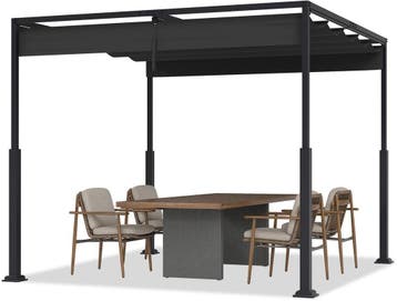 Pergola 3x3 zwart van €299 voor €149, Ophalen of Verzenden, Nieuw