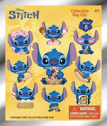 Lilo & Stitch 3D Foam Bag Clips Series 8, Ophalen of Verzenden, Nieuw
