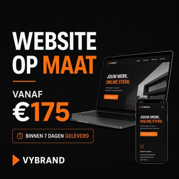 website laten maken v.a €175 – binnen 7 dagen online, Diensten en Vakmensen, Webdesigners en Hosting, Webdesign