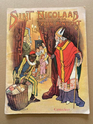 17 Sinterklaasliedjes en Prenten - Herdruk uitgave 1907, Boeken, Verzenden, Gelezen, Prentenboek