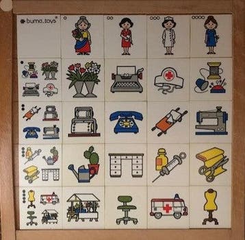 Vrouwelijke beroepen spel/puzzel, Verzenden, Nieuw