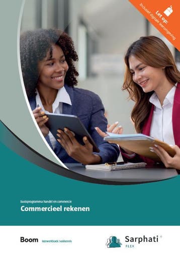 Sarphati FLEX Commercieel rekenen | combipakke 9789037268843, Boeken, Verzenden, Zo goed als nieuw