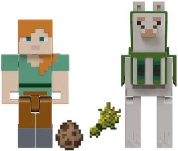 Minecraft Actiefiguren 2-pack | Retourdeal 57% Korting, Ophalen of Verzenden, Gebruikt