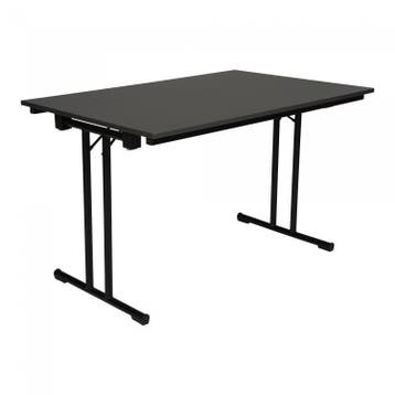Klaptafel T-Flat | Melamine | Antraciet | 120 x 80 x 74 cm, Verzenden, Nieuw in verpakking