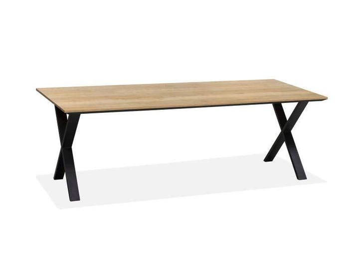 Eettafel-X Middenmeer - eettafel, Huis en Inrichting, Tafels | Eettafels, Nieuw, Overige materialen, Overige vormen