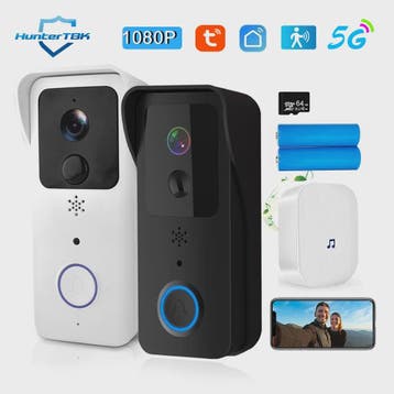 Slimme WiFi Video Deurbel met 1080P Camera, Tweeweg Audio &, Verzenden, Nieuw