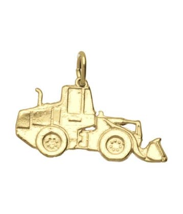 Zilveren Shovel ketting hanger 14 karaat goud verguld, Sieraden, Tassen en Uiterlijk, Kettinghangers, Verzenden, Nieuw