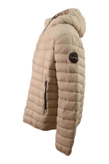 Napapijri Winterjas in maat 3XL Beige, Kleding | Dames, Napapijri, Verzenden, Zo goed als nieuw, Beige