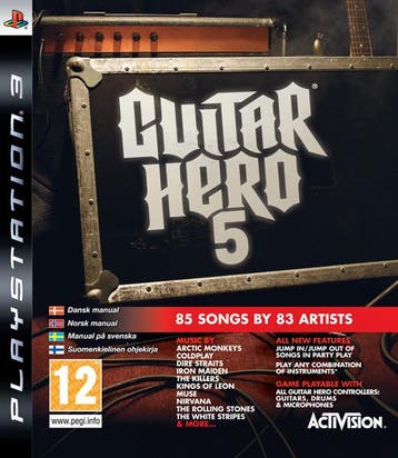 Guitar Hero 5 (PlayStation 3), Verzenden, Gebruikt, Vanaf 7 jaar