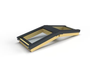 Zelfbouw lichtstraat 2 vak zadeldak 940x2100mm-Gelaagd dubbe, Ophalen of Verzenden, Nieuw