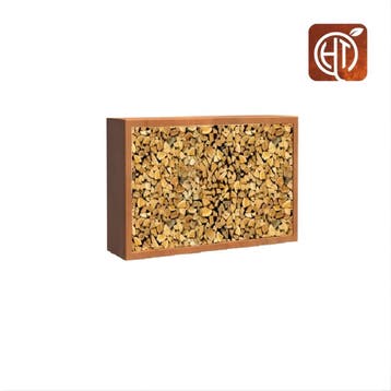 Cortenstaal houtopslag 150x40x100cm - zonder poten