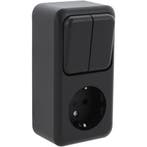 Q-LINK - Wandcontactdoos - Opbouw - 1-voudig Stopcontact -, Doe-het-zelf en Verbouw, Elektra en Kabels, Ophalen of Verzenden, Nieuw