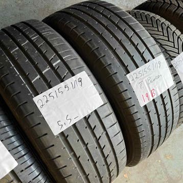 2 x Toyo Proxes 225-55-19 Zomerbanden 5,5mm, 19 inch, Gebruikt, Ophalen of Verzenden, Band(en)