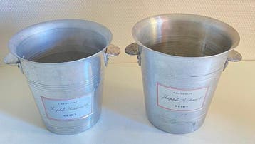 Théophile Roederer - Champagne koeler (2) - Aluminium, Antiek en Kunst