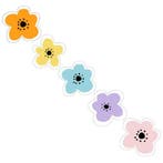 10x Sticker Assortie Bloem (Stickers), Hobby en Vrije tijd, Stickers en Plaatjes, Ophalen of Verzenden, Nieuw, Meerdere stickers
