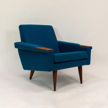 Vintage | Topform | Fauteuil | Set Van  |  2451, Huis en Inrichting, Fauteuils, Ophalen of Verzenden, Zo goed als nieuw, Mid-Century