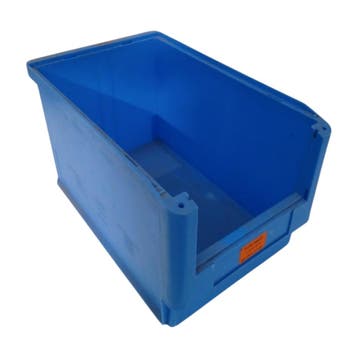 Magazijnbak, 500x300x300 mm, blauw kunststof, gebruikt, Ophalen of Verzenden