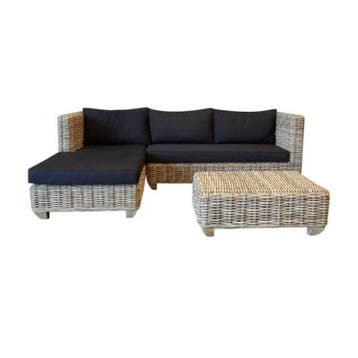 Showroommodel Toronto chaise longue loungeset rechts, Tuin en Terras, Ophalen of Verzenden, Nieuw