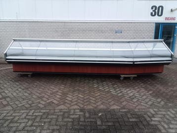 Emondt Koeltoonbank met plaatkoeling – B550 x D140 x H125 cm, Gebruikt